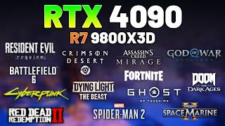 RTX 4090 + RYZEN 7 9800X3D - Test in 12+ Games