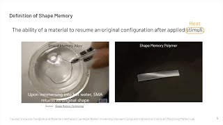 Celebrity Inclusive Morphing Matter Course Lab_03_Shape memory polymers Part A Wealth