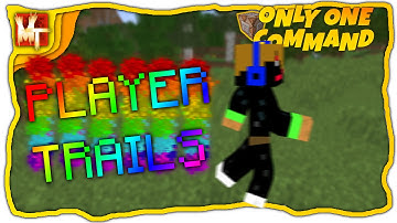 Minecraft | Player Trails | only one command [1.8]