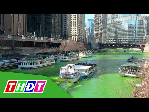 Video Dòng sông nhuộm màu xanh lá ở Mỹ | THDT - youtube