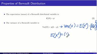 Bernoulli Distribution | Data Science and AI Lecture Series  | Video -164