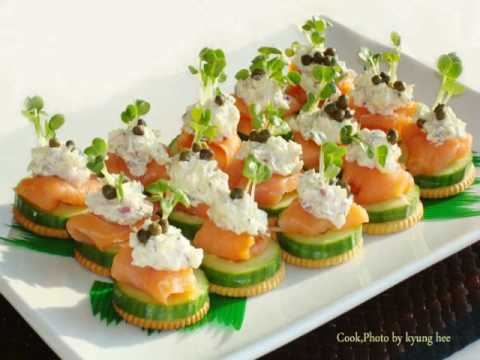 smoke salmon canape.wmv