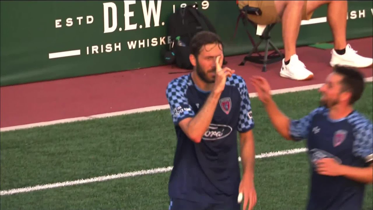 Elliot Collier with a Goal vs. Loudoun United FC