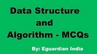 Data Structure MCQ for Competitive Exams | Algorithm MCQ questions and answers screenshot 5