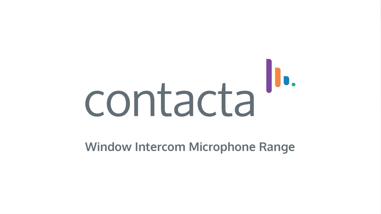 Contacta Window Intercom Microphone Range - YouTube