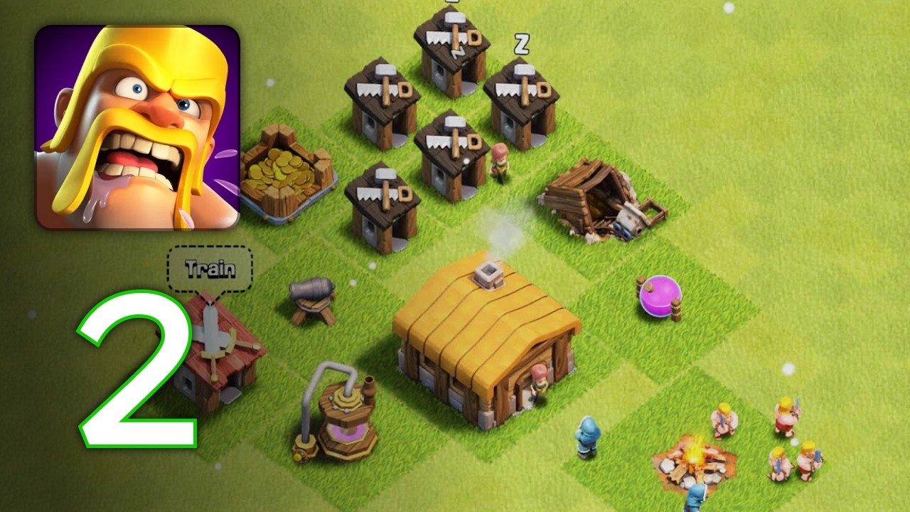 Clash of Clans - Gameplay Walkthrough Part 2 [ iOS, Android ] 