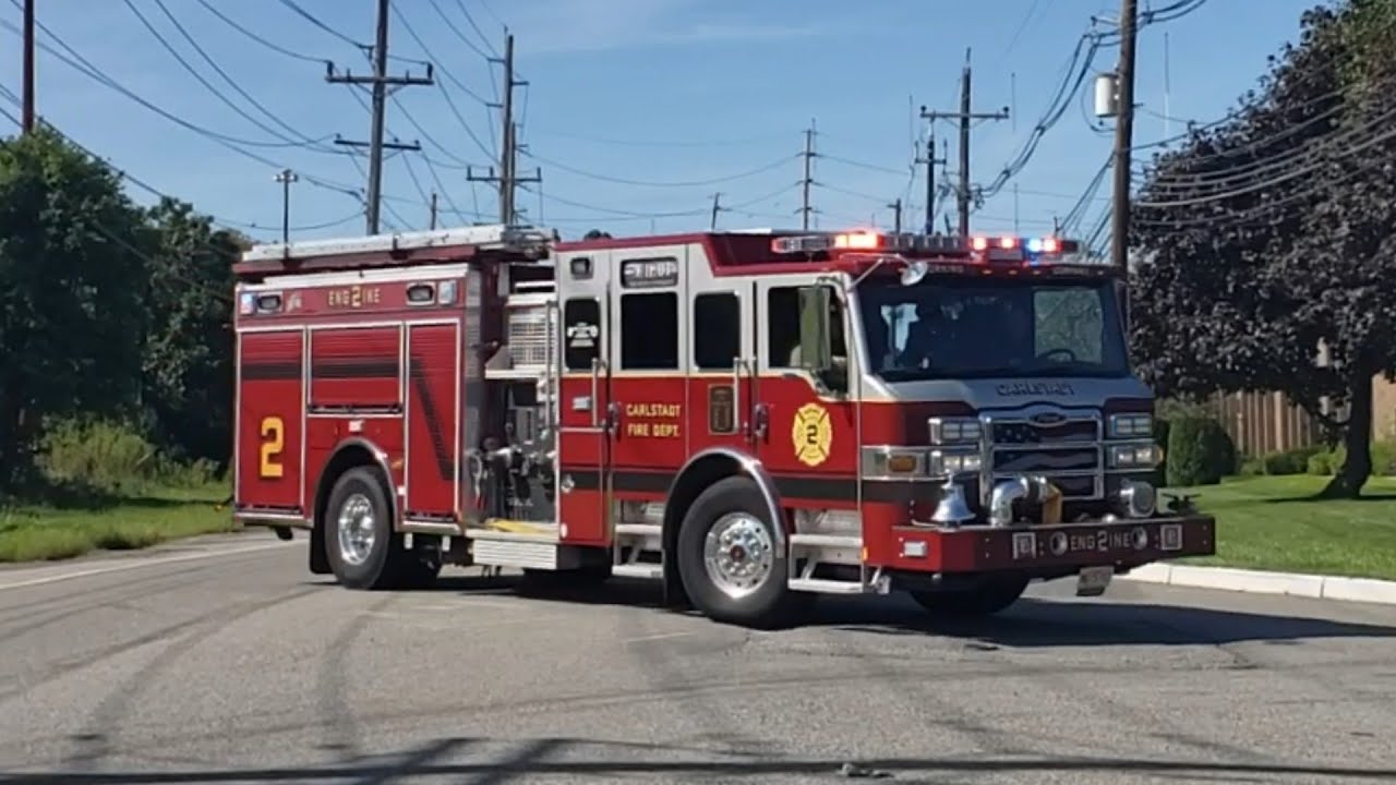 Carlstadt Nj Fd Engine 2 Responding 8-27-19 - YouTube