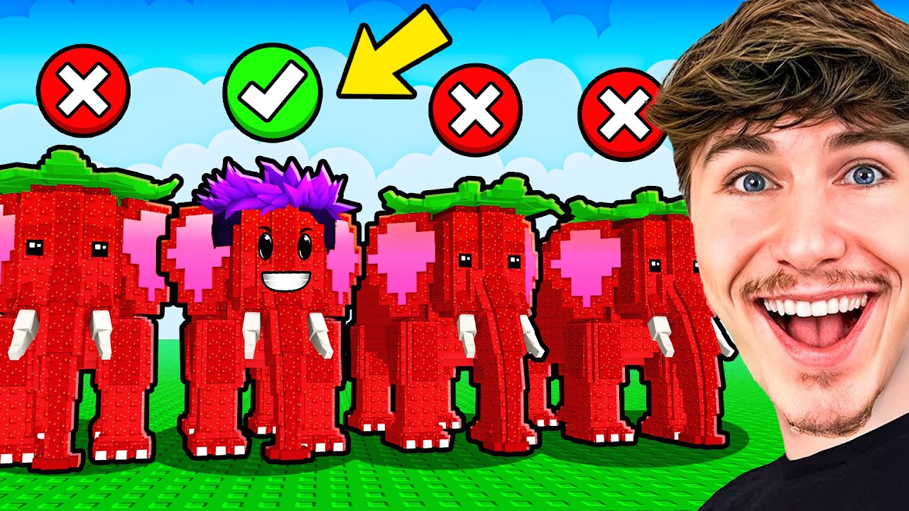 JE ME DÉGUISE EN BRAINROT SUR ROBLOX !! (Incroyable)