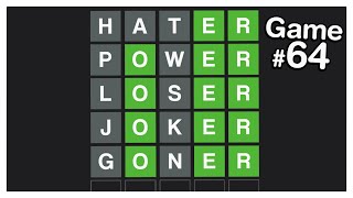 I Played 100 Games of Wordle in 1 Video.. screenshot 4