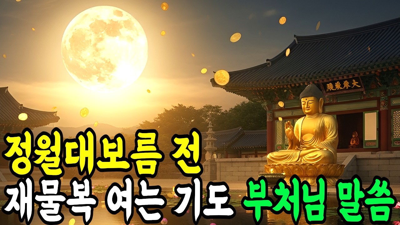 정월대보름 전에 꼭 들어야 할 부처님 말씀ㅣ이것 모르면 한 해 재물복 다 놓칩니다| 부처님 말씀 | 석가모니 말씀 | 부처님 지혜 | 불교명언 | 불교철학 | 불교명상