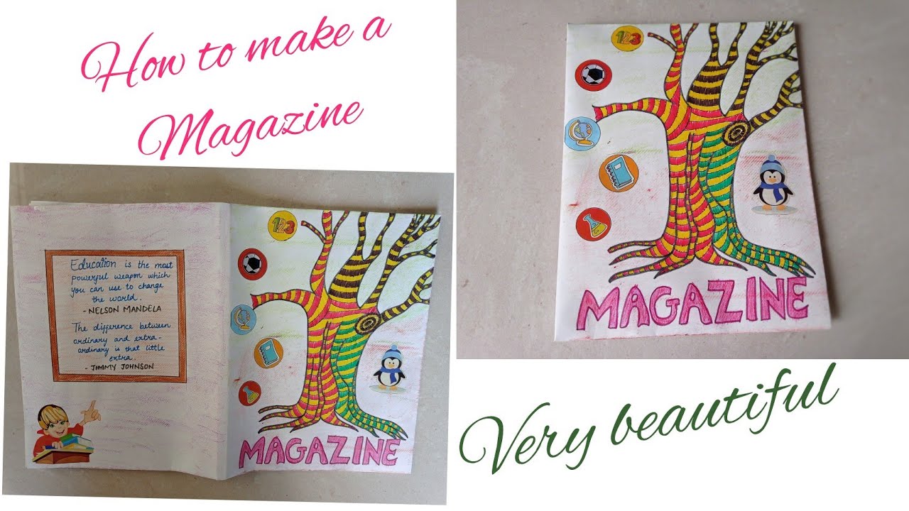 how to make magazine on education