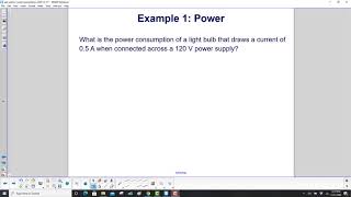 Power Example 1