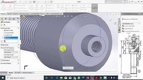 Screw Jack using Solidworks -1 | Parts | SOLIDWORKS Tutorial for Beginners