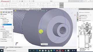 Screw Jack using Solidworks 1 | Parts | SOLIDWORKS Tutorial for Beginners