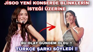 Jisoo Türk blinklerin isteği üzerine Türkçe şarkı söyledi !! Bu olay Gündem oldu !!