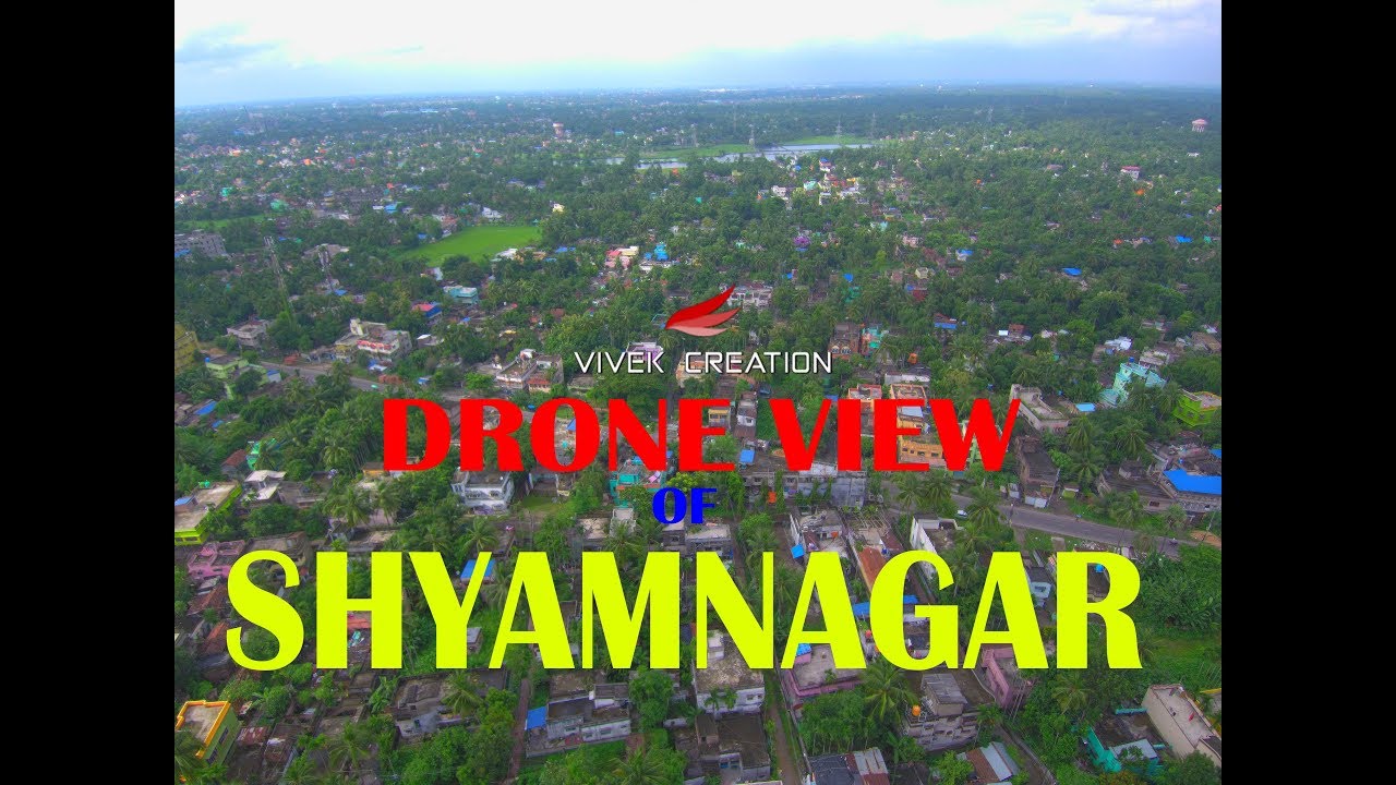 Shyamnagar SHYAMNAGAR DRONE VIEW | GANGA GHAT | WEST BENGAL - YouTube