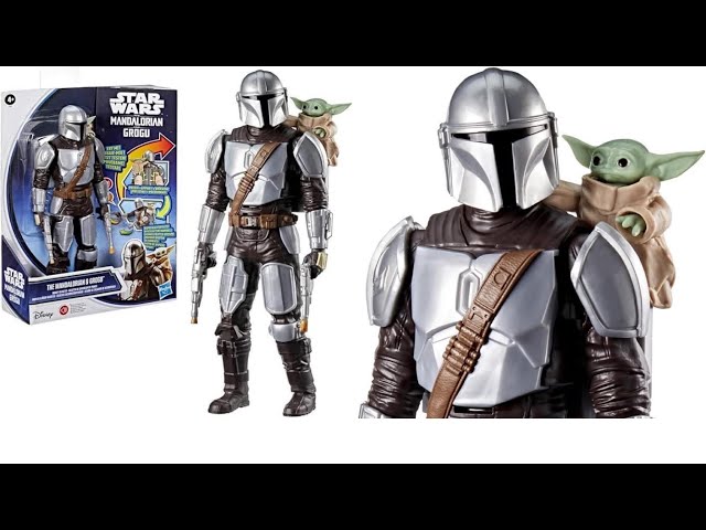 New Hasbro Star Wars Mandalorian & Grogu 12 inch action figure