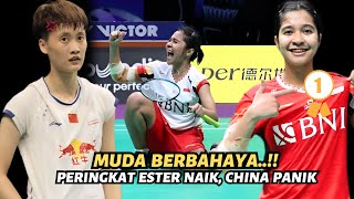 CHINA WASPADA KEBANGKITAN TUNGGAL PUTRI INDONESIA..! Semua Pemain Tiongkok Puji Skill Ester Nurumi