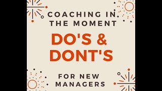 Store Manager Academy - Week 1 Lesson 10  Coaching in the Moment