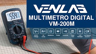 Multimetro digital VENLAB VB200M