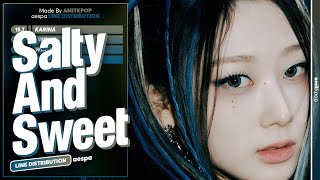 aespa - Salty & Sweet | Line Distribution
