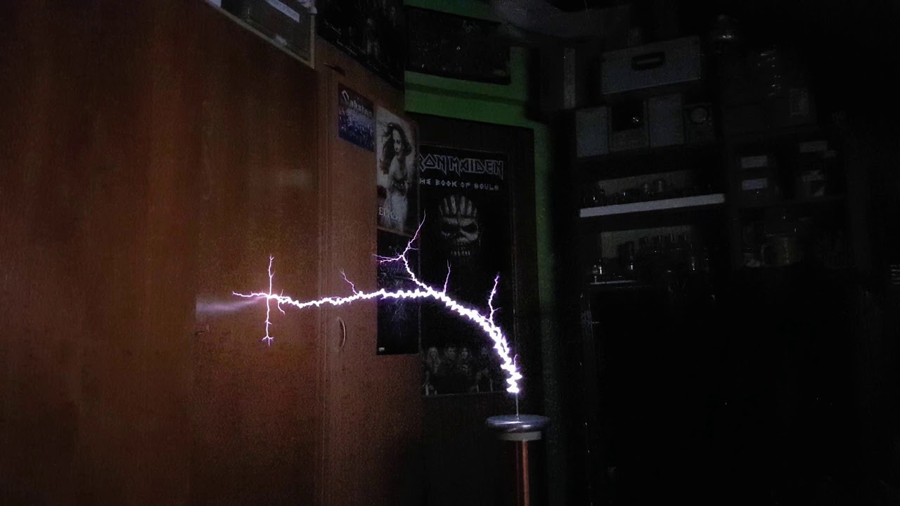 VTTC Vacuum Tube Tesla Coil with GU5B - PART.2 - YouTube