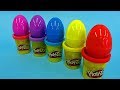 Let's learn color ☆ TAYO, Cars pink, Snoopy, Tigger, Elmo, ROGI ☆ surprise egg & playdon