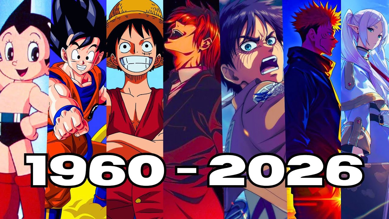 🔥 THE EVOLUTION OF ANIME (1960 - 2026) 📈 History through Openings