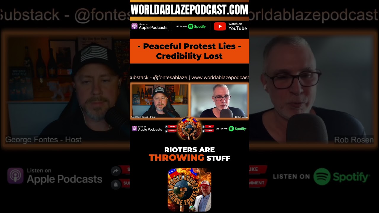 Peaceful Protests Lies - News Media's Credibility Killer