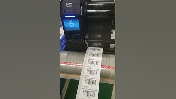UT-6535 on metal RFID labels are printing and encode by Sato