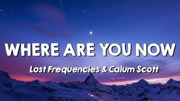 Lost Frequencies & Calum Scott - Where Are You Now (Lyrics)