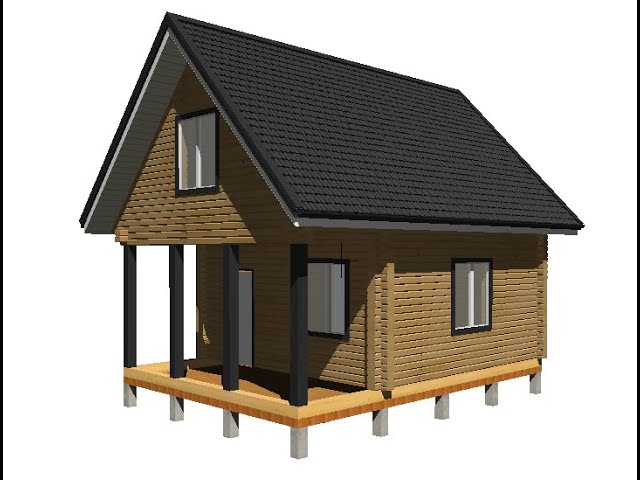 Дом из сухого бруса в чашу под Костромой | СК Чухломская усадьба