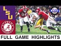 #2 Alabama vs LSU Highlights | College Football Week 10 | 2021 College Football Highlights