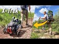 This Tactical 13 X-Trek Trailer Drops Weight Off Hiker's Back & Rolls It Behind