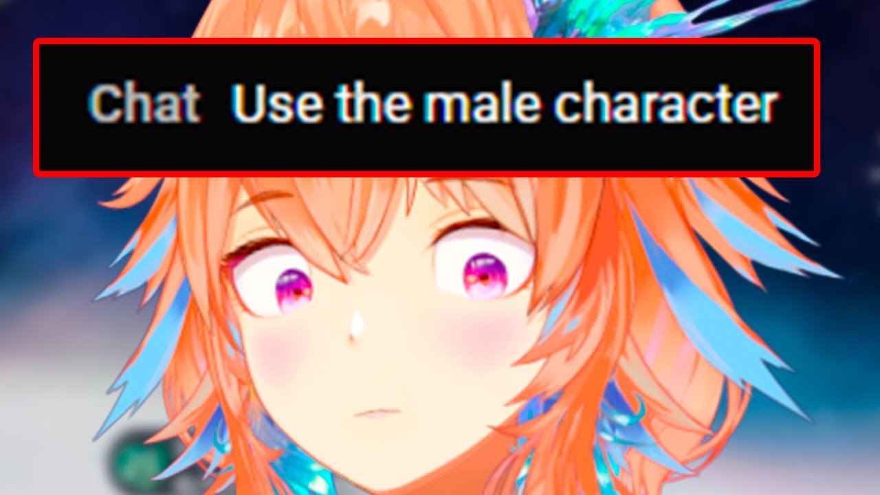 Kiara When New Viewers Tell Her To Use A Male Character: