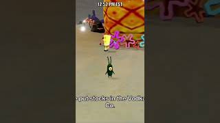 Plankton has put stocks in the Vodka Esq. Co. (AI Sponge Rehydrated Clip)