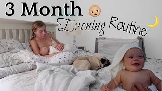 3 Month Baby Evening Routine | Sleeping Through The Night!