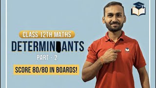 Class 12th | Maths | Determinants | Part-2 | Area of triangle, Solving equations using Determinants|