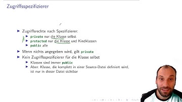 Grundlagen der C++ Programmierung - 04 Klassen Teil 1 Einleitung
