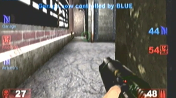 CGRgameplay UNREAL TOURNAMENT (Dreamcast) Domination Ladder Round 1 Part 2