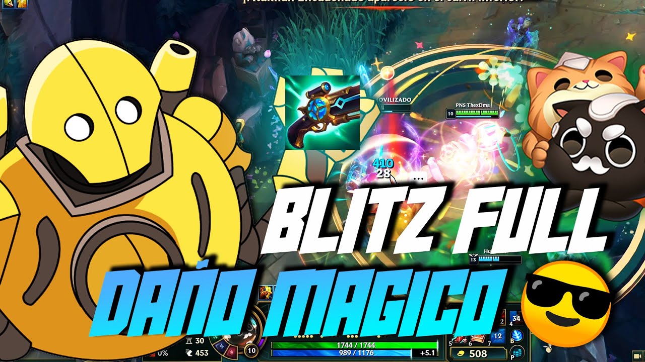 BLITZCRANK SUPP FULL AP esta ROTISIMO (No pega ninguna Q) 😎🔥