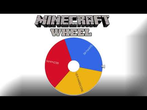 random minecraft block generator wheel