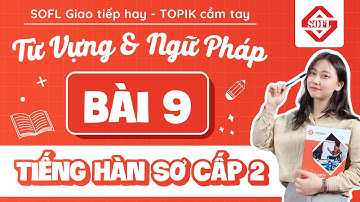 BÀI 9 TỪ VỰNG - NGỮ PHÁP TIẾNG HÀN TỔNG HỢP SƠ CẤP 2 | HỌC TIẾNG HÀN ONLINE