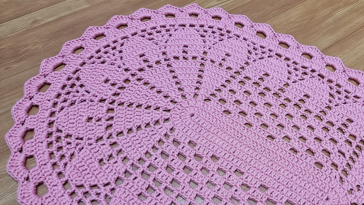 TAPETE ENCANTADOR FÁCIL FÁCIL @CrochedaLuizadeLugh