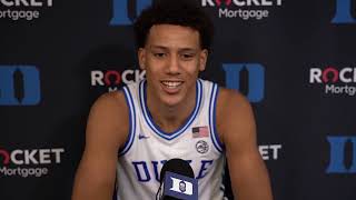 Duke Players Talk 81-71 Win Over Coppin State