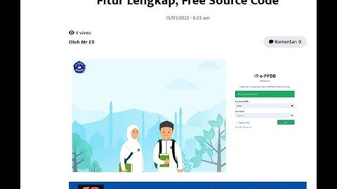 Cara download source code aplikasi ppdb tahun 2022 - ini lanjutan vide sebelumnya