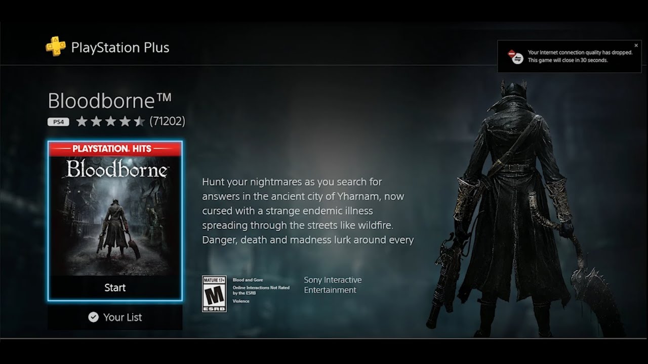 POV: You bought Playstation Plus to play Bloodborne on PC 