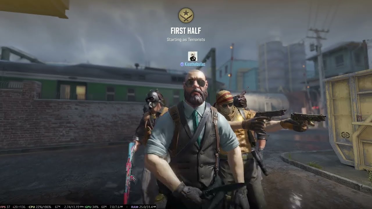 Counter Strike 2 - Train - Full Competitive Gameplay 