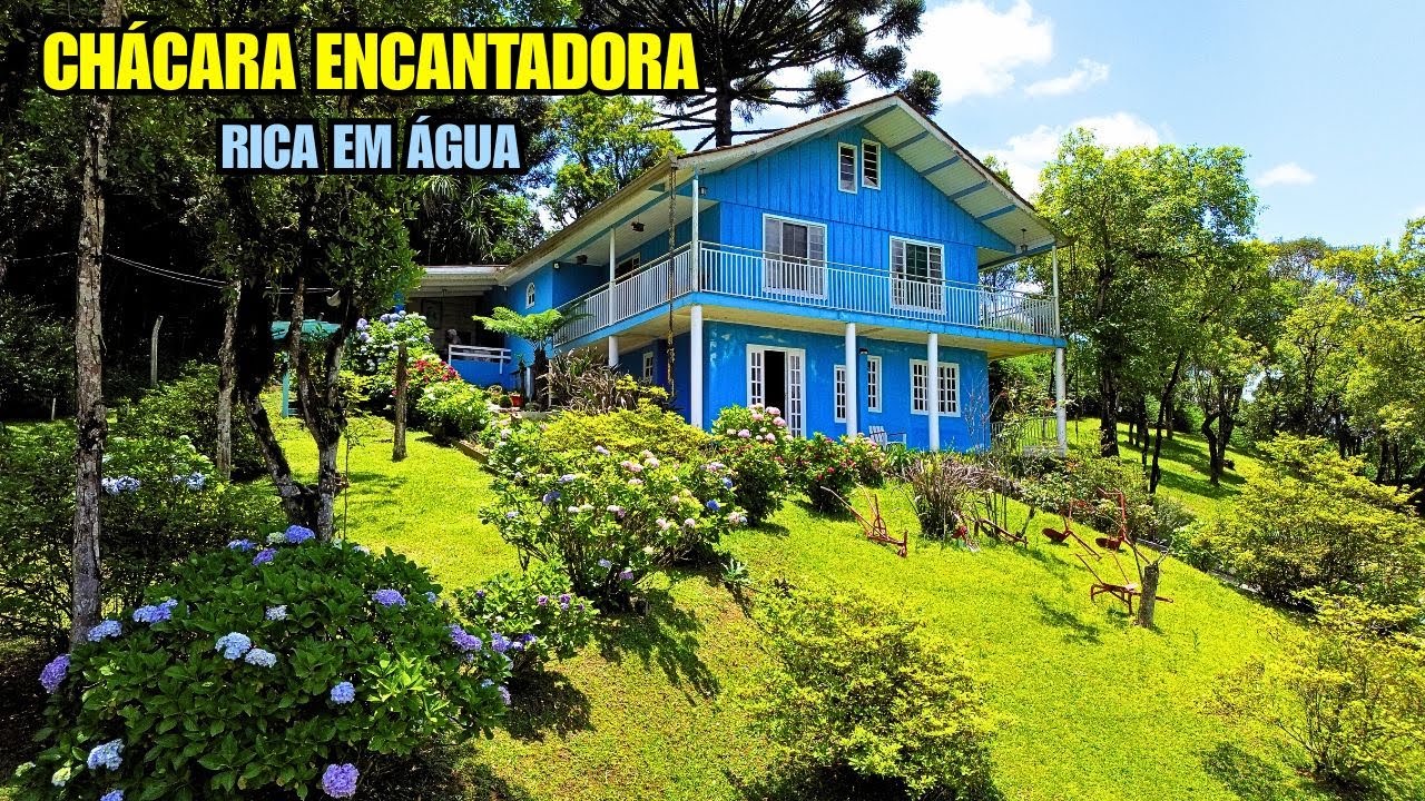 VOCÊ VAI SE APAIXONAR! CHÁCARA EM ITAPERUÇU COM LAZER COMPLETO! NASCENTE E 2 CASAS! PRÓX DO CENTRO