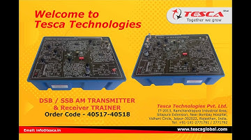 DSB / SSB AM Transmitter & Receiver Trainer || Tesca 40517 & 40518